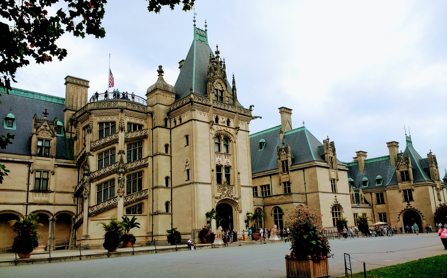 Front of Biltmore House